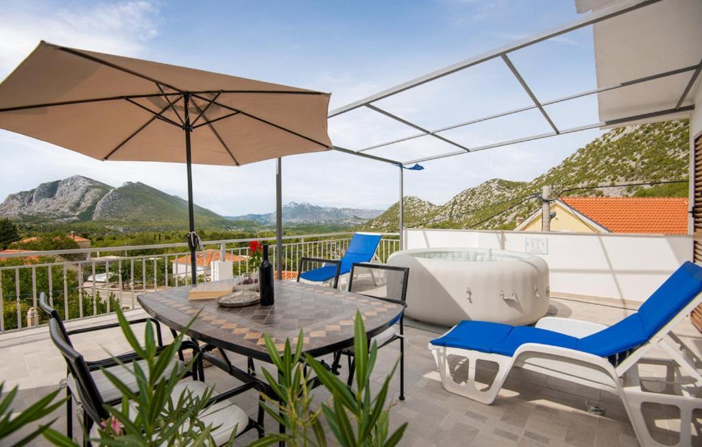 Holiday Home Horizonte With Jacuzzi Gornja Brela Dış mekan fotoğraf